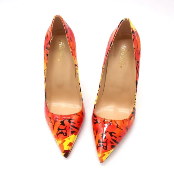 color shallow pointed toe shoes - Image 5