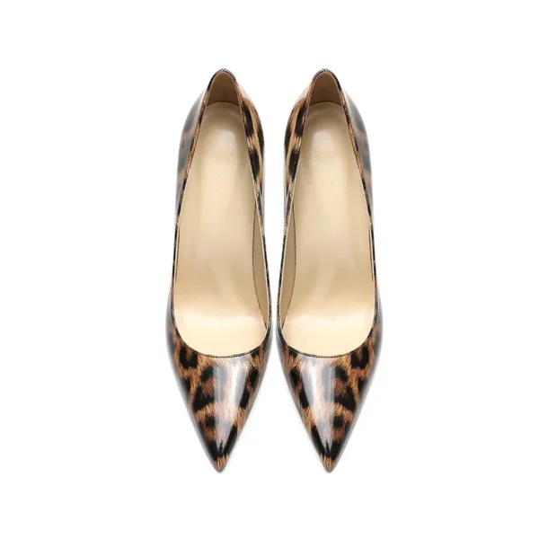 Women's Thin Heels Leopard - Image 3