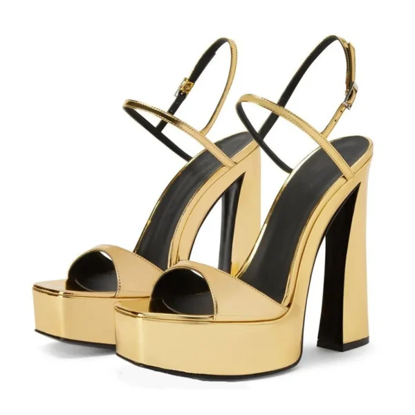 Color High Heel Women's Sandals - Image 2