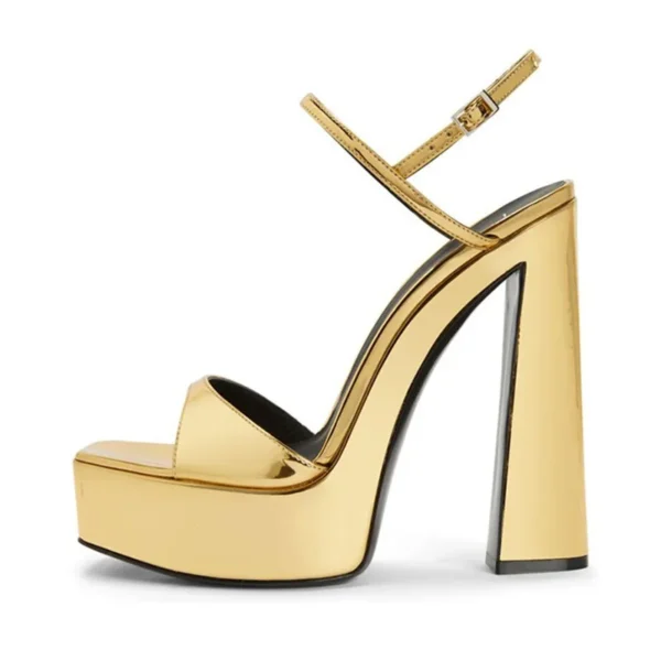 Color High Heel Women's Sandals
