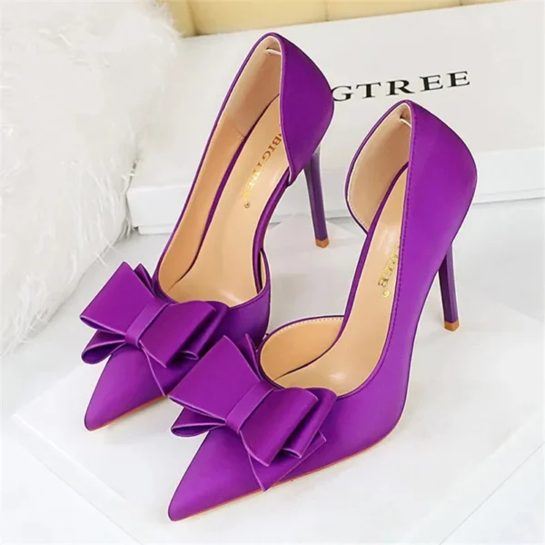 Pink Sexy Fetish 10.5cm High Heels Silk - Image 2