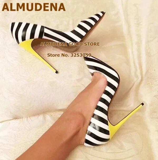 Zebra Stripe Pattern Shoes - Image 2