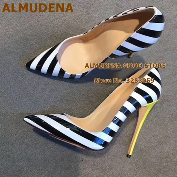 Zebra Stripe Pattern Shoes - Image 5