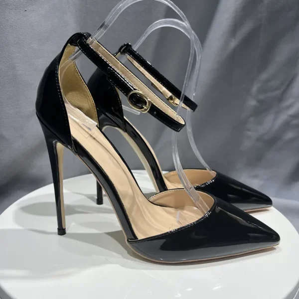 Black Thin High Heels - Image 2