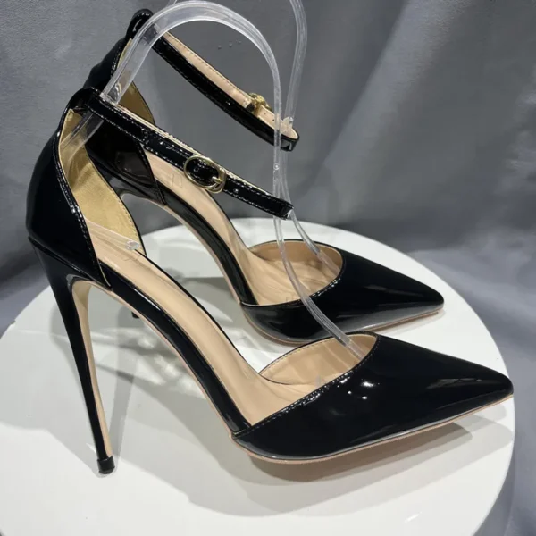Black Thin High Heels - Image 3