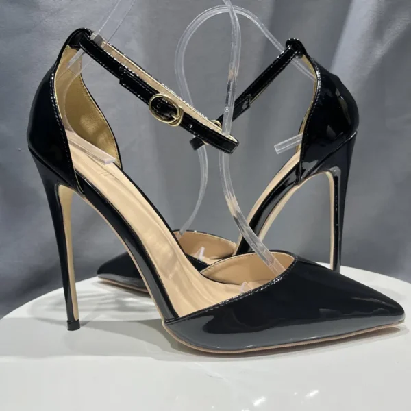 Black Thin High Heels - Image 4