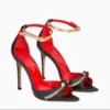 Chain Metal Decoration High Heels - Image 2
