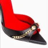 Chain Metal Decoration High Heels - Image 3