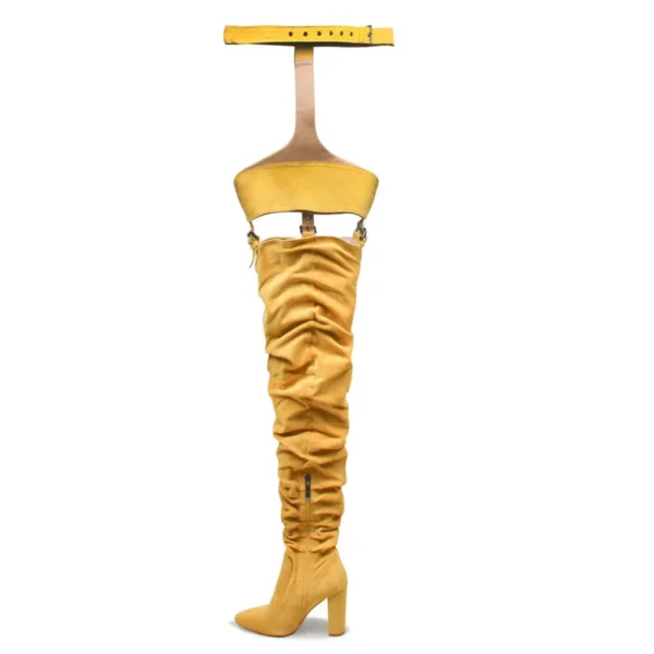 Fashion Belt Women's Over The Knee Boots - Image 6