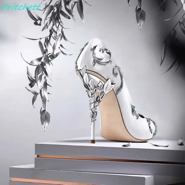 Flower Stiletto Heels - Image 4