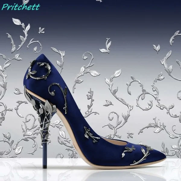 Flower Stiletto Heels - Image 5