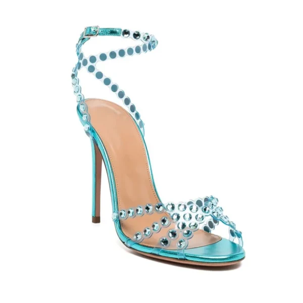 Luxury Rhinestones Sequined Women Sandals - Image 4
