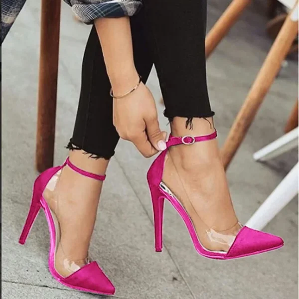 Pointed Transparent Shoes