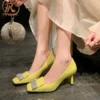 Pink Dress Party Office Lady Pumps - Image 5