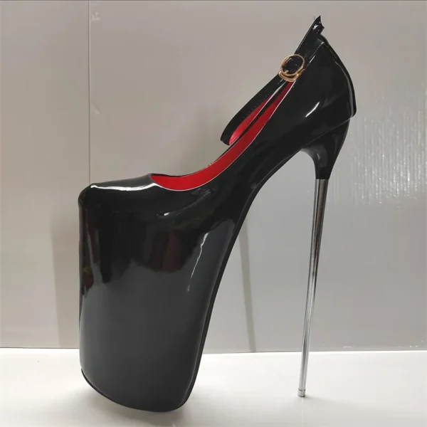 Sexy Metal 30cm Extreme High Heels - Image 3