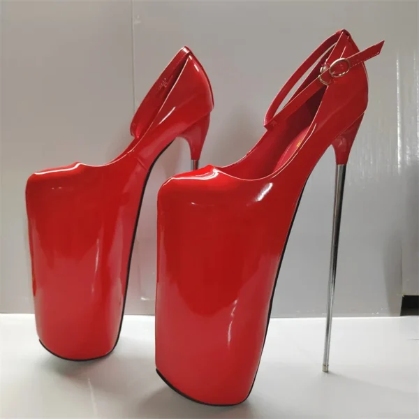 Sexy Metal 30cm Extreme High Heels - Image 4