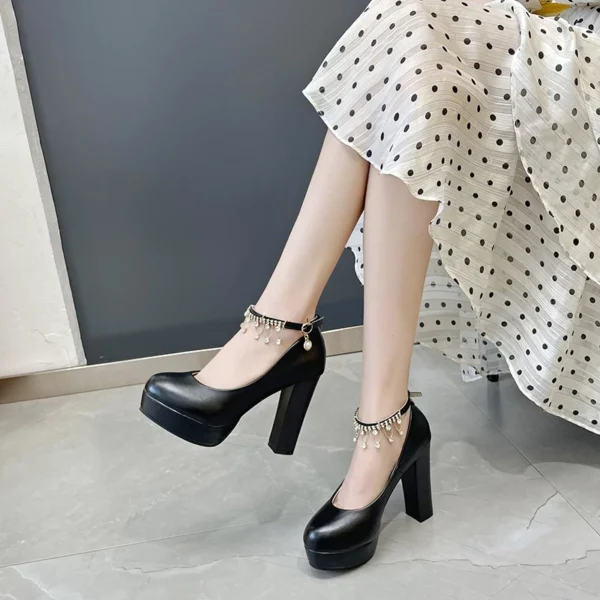 Crystal Preal Ankle Strap Shoes - Image 6