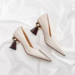 Women's Desinger Pumps Gold Ball