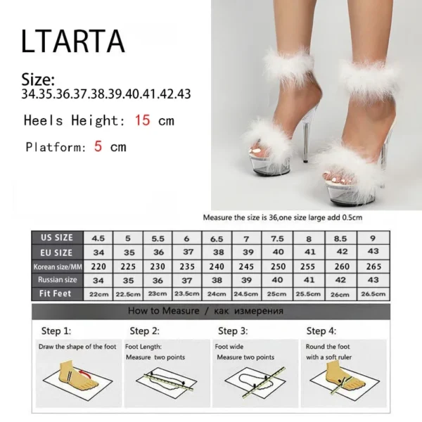 Women's Clear Heels Sexy Sandals - Image 2