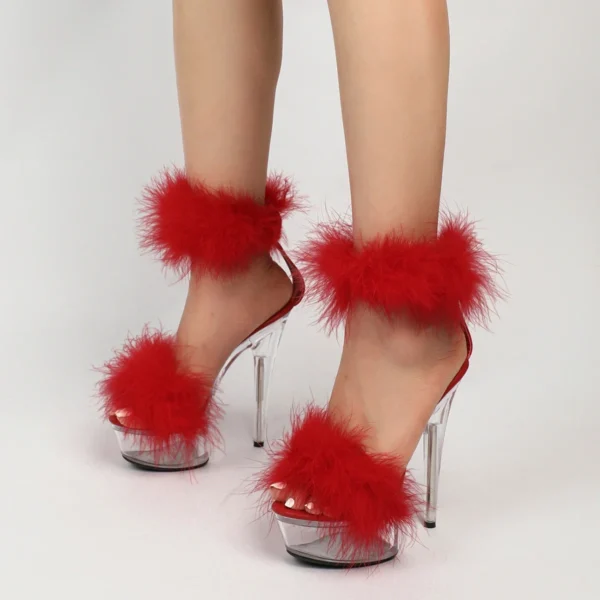 Women's Clear Heels Sexy Sandals - Image 4
