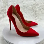 Red Velvet Pumps