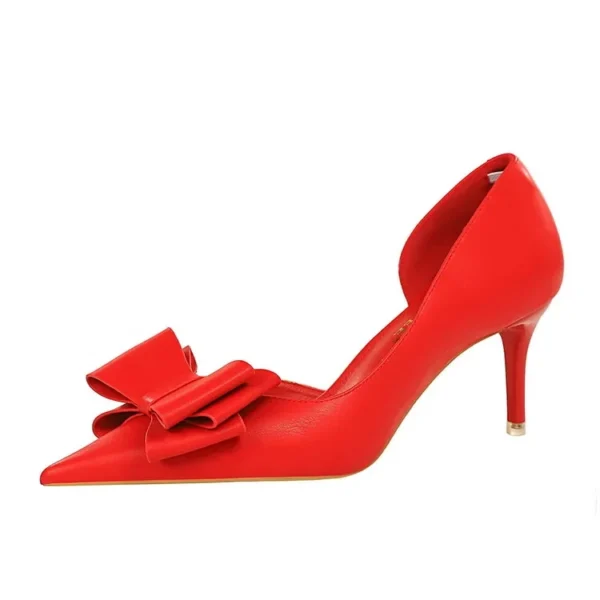 red bottom high heels