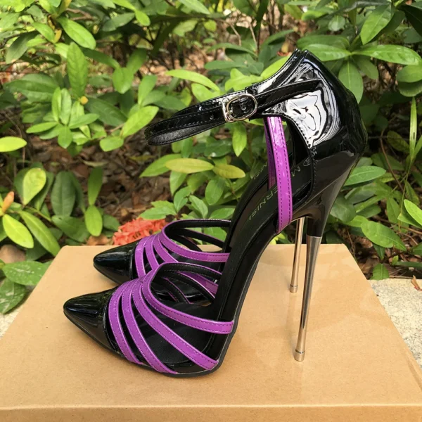 16cm Extreme Purple Stilettos - Image 2
