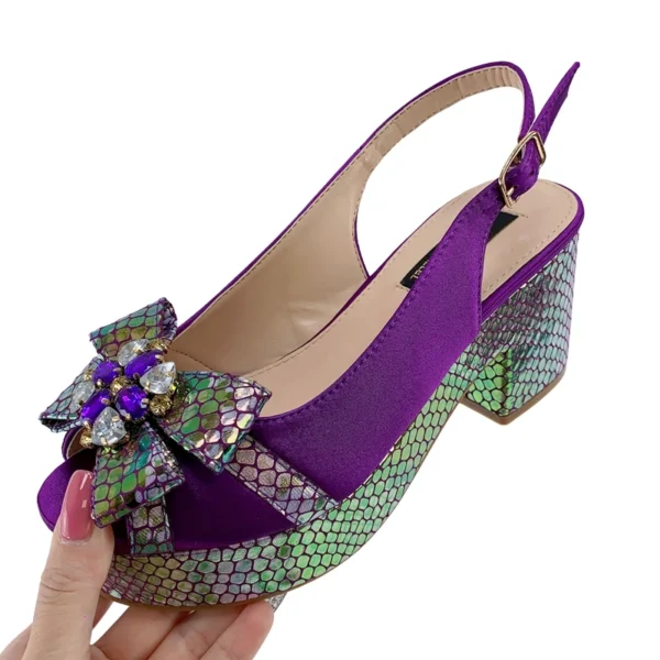 Purple Women's Butterfly Sandals