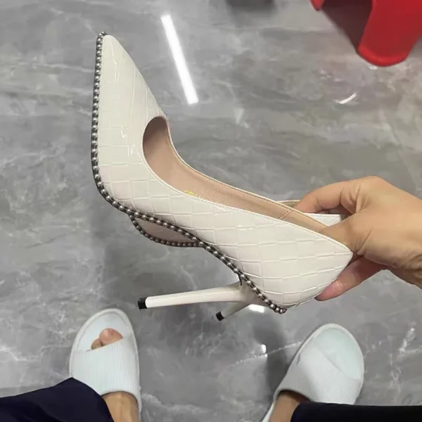 Rivets Studded Pumps - Image 2