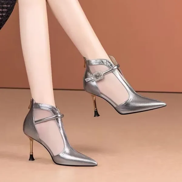 Thin Heels Silver