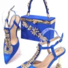 Italian Shoe and Bag Set Purple - Image 4