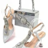 Italian Shoe and Bag Set Purple - Image 5