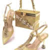 Italian Shoe and Bag Set Purple - Image 6
