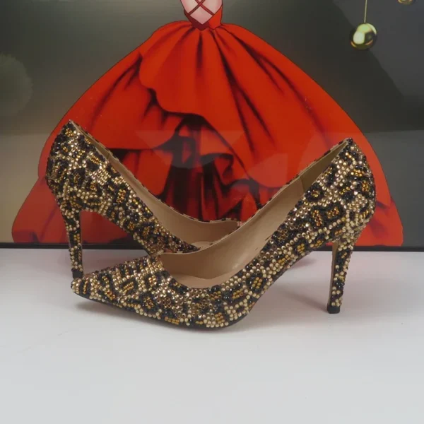 Fashion Leopard Bridal Shoes - Image 4
