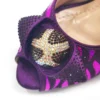 High Quality Comfortable Heels & Bag Set in Purple - Image 4