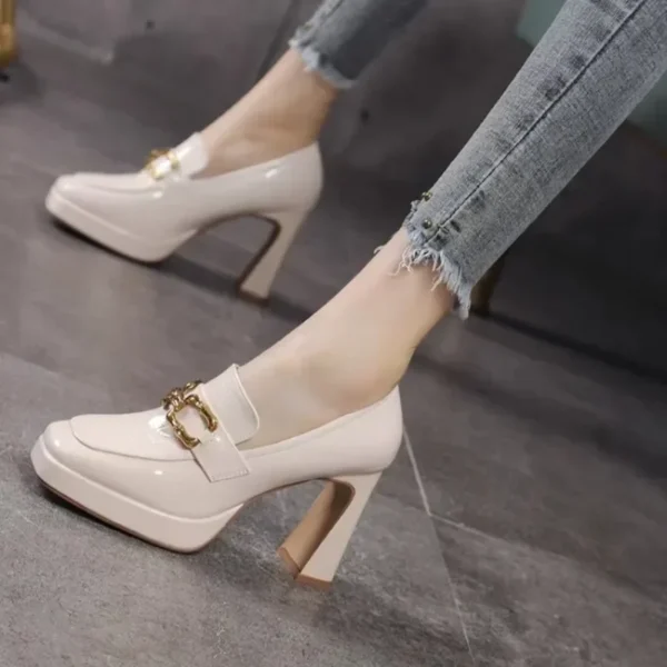 Fashion Chunky Platform Pumps
