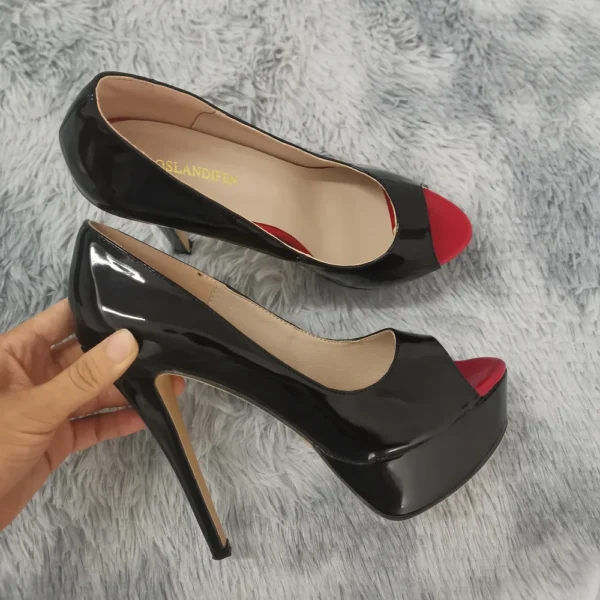 Platform Peep Toe14cm High Heels