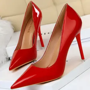 BIGTREE Shoes Patent Leather Shoes Woman Pumps High Heels Stiletto Heels 10.5 Cm Red Wedding Shoes Bridal Shoes Women Heels 2025 - AliExpress 322