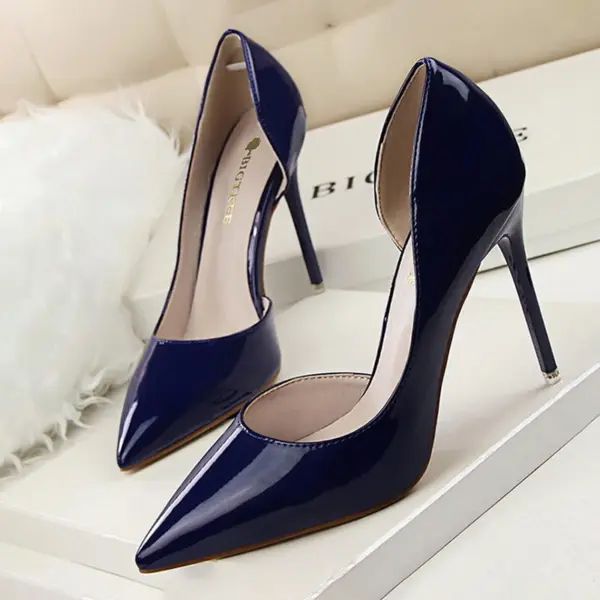 BIGTREE Shoes Patent Leather Heels 2025 Fashion Woman Pumps Stiletto Women Shoes Sexy Party Shoes Women High Heels 12 Colour - AliExpress - Image 2