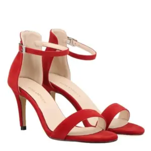 2025 New Women Sexy Pumps Sandals Summer 9cm Thin Heel Open Toe Ankle Strap High Heels Ladies Stilettos Party Red Wedding Shoes - AliExpress 322