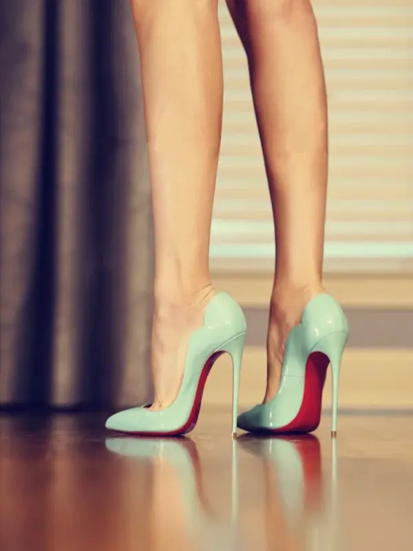 2024new pink and red soled high heels for women, slim heels with a princess style, 12cm sexy shallow mouth single shoe for women - AliExpress - Image 3
