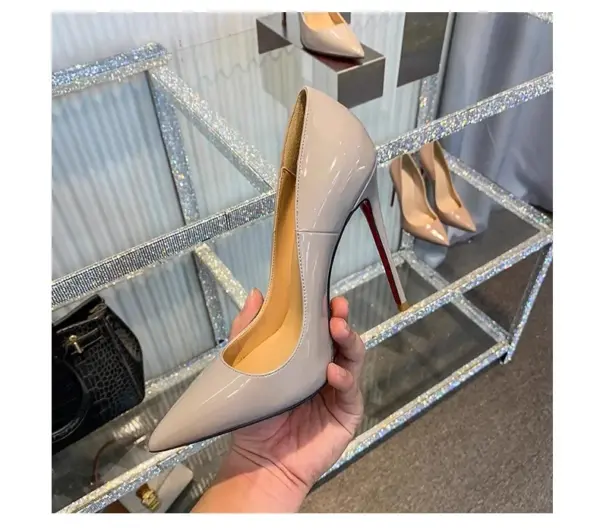 Stiletto Shoes Red Toes | Women Brown Red Bottom Heels | Red Bottom Stilettos Shoes - Pumps - Aliexpress - Image 5