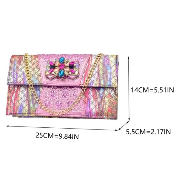 Latest Pink Shoe and Bag Set Women Italian Decorated with Rhinestone African Women Wedding Shoes Bride Plus Size Women Pumps 43 - AliExpress 322 - Image 2