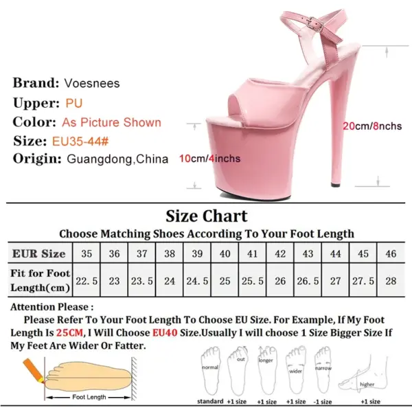 New Pink Heels Buckle Strap Women Sandals Platform Open Toe Non-slip Suede Bride's Wed-ding Shoes Stripper Nightclub Party Heels - AliExpress - Image 5