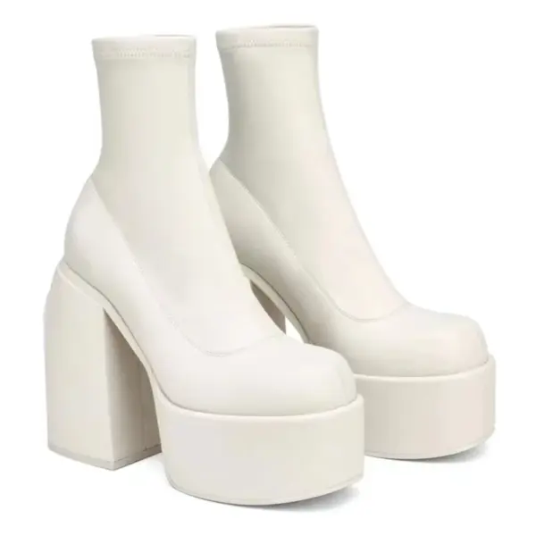 Fashion Leather Boots - Image 3
