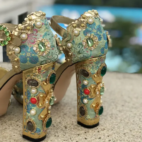 Women's Luxury Brand Sandals High Heel | Luxury Brand Women Sandal - Brand Women - Aliexpress - Image 5