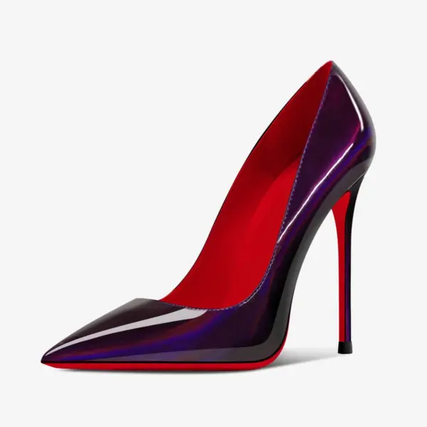 2025 new laser silver 12cm sexy shallow mouth super high heels for women, thin heels, red pointed professional single shoes - AliExpress 322 - Image 5