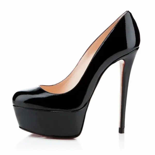 New Women Pumps Extremely High Heels Shoes14cm Sexy Patent Leather Woman Wedding Party Shoes Platform Stiletto Red 817-9PA - AliExpress 322 - Image 5