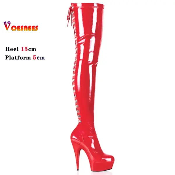 Strip Pole Dance Over The Knee Boots - Image 3