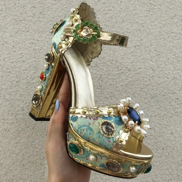 Women's Luxury Brand Sandals High Heel | Luxury Brand Women Sandal - Brand Women - Aliexpress - Image 4